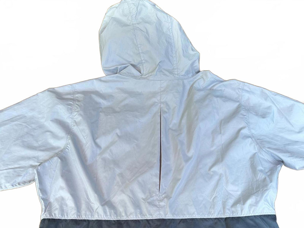 Columbia Two-Tone Gray Windbreaker Jacket Large