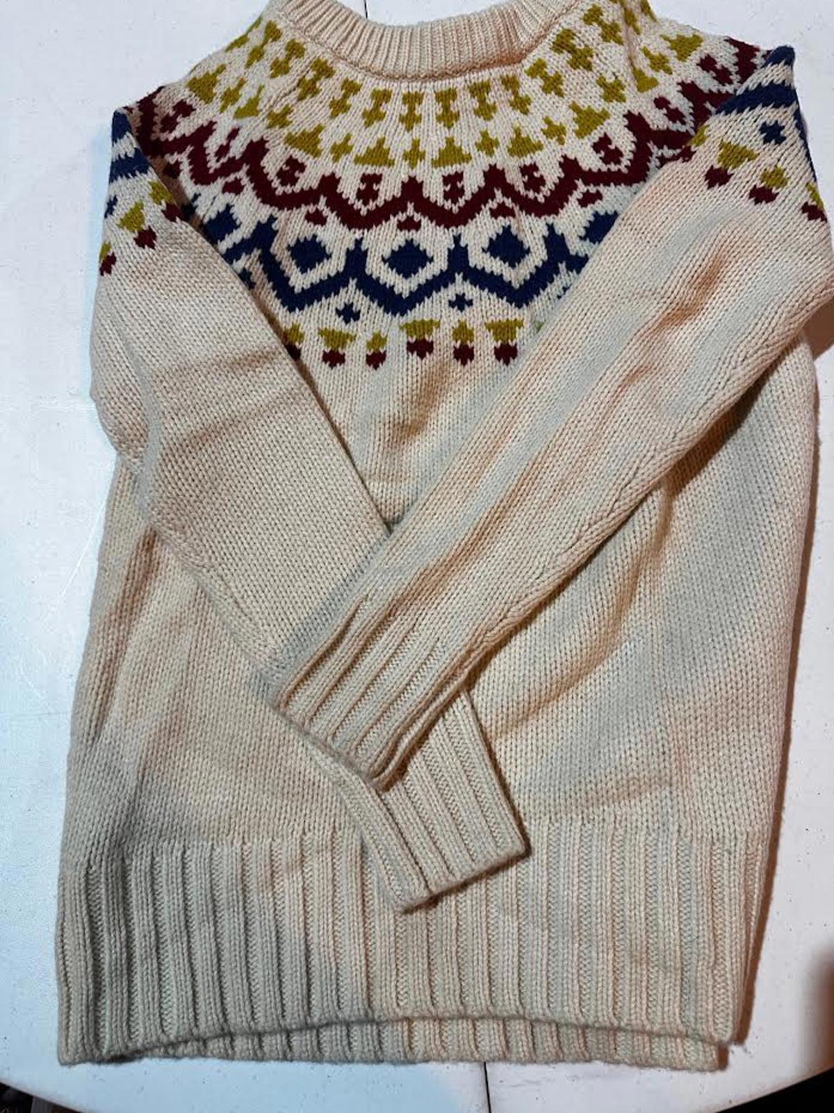 J.Crew Fair Isle Knit Crewneck Sweater XXS
