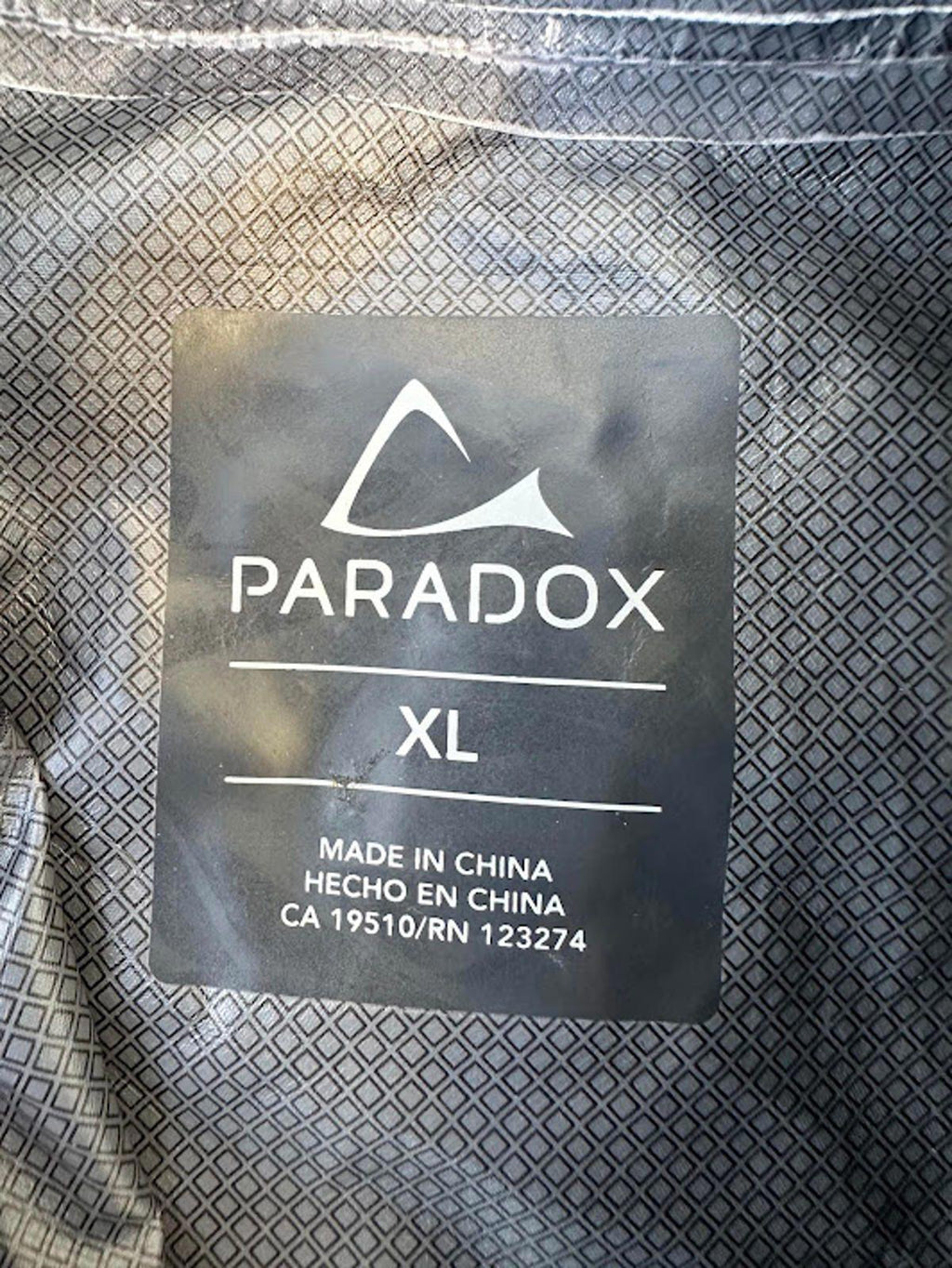 Paradox Polka Dot Hooded Rain Jacket XL
