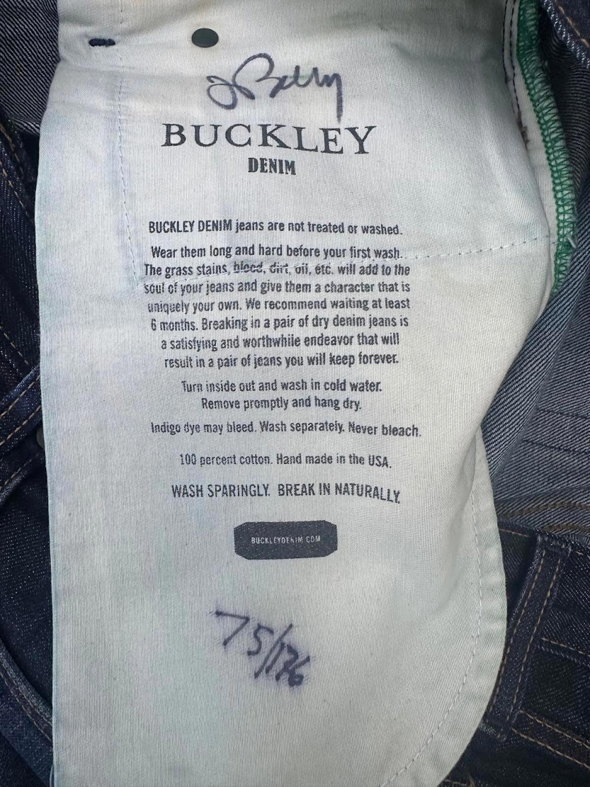 Buckley Denim 34x30 Dark Wash Jeans