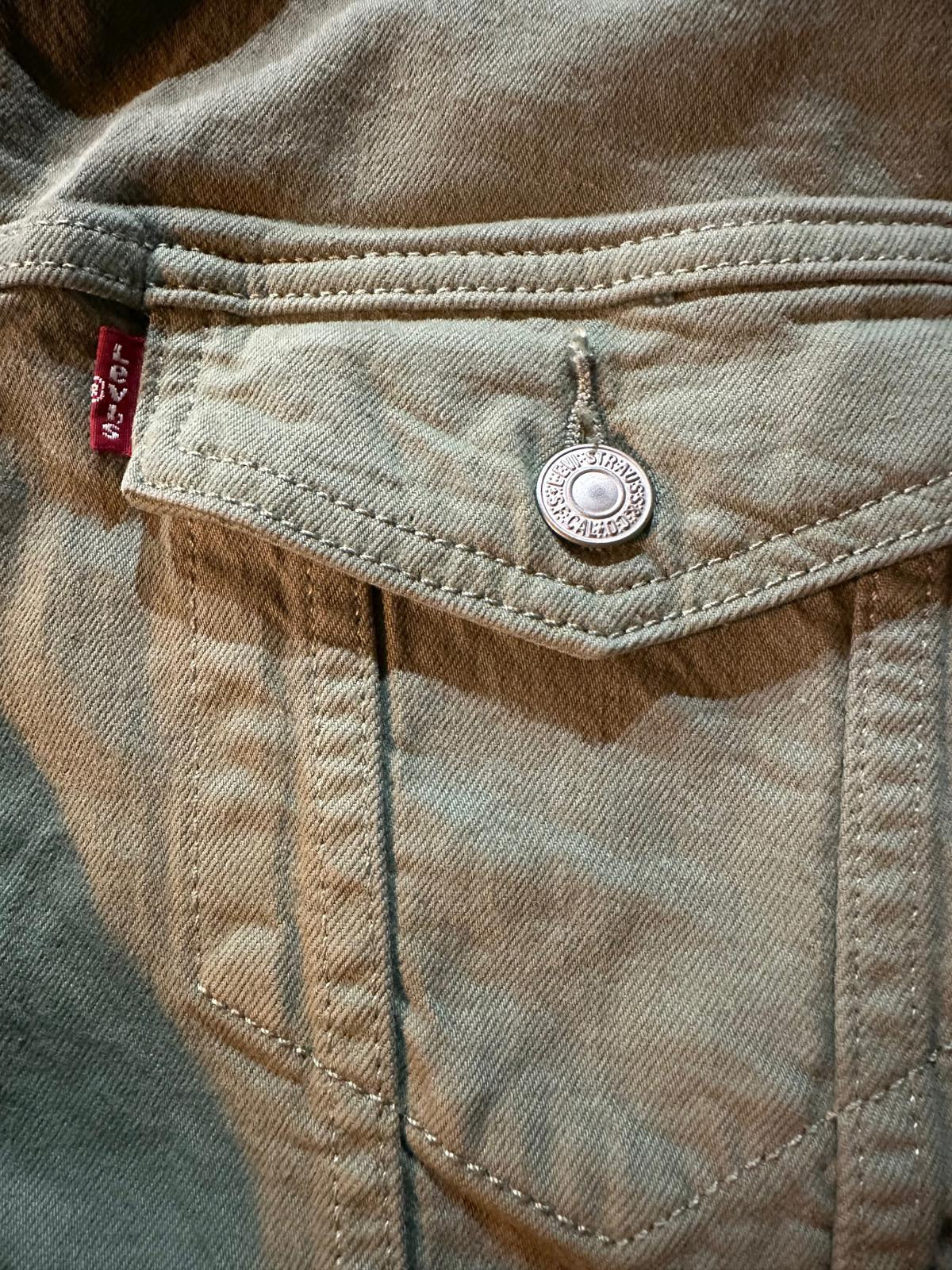 Levi’s Men’s XX Trucker Jacket – Sage Green, Size XXL
