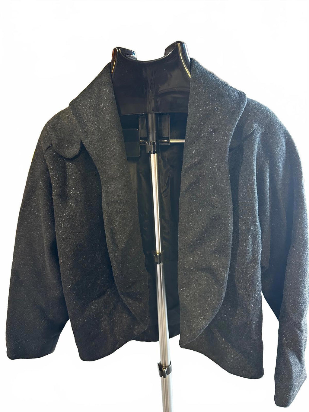 Vintage SEAL 1950s Wool & Seal Fur Cropped Coat