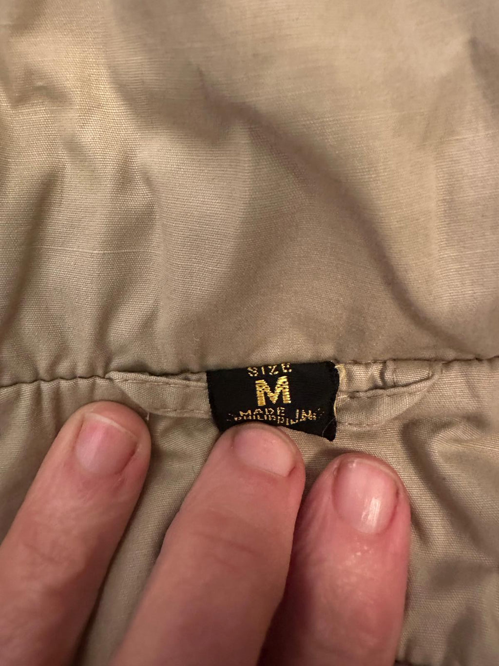 Vintage Haggar Tan Bomber Jacket Men M