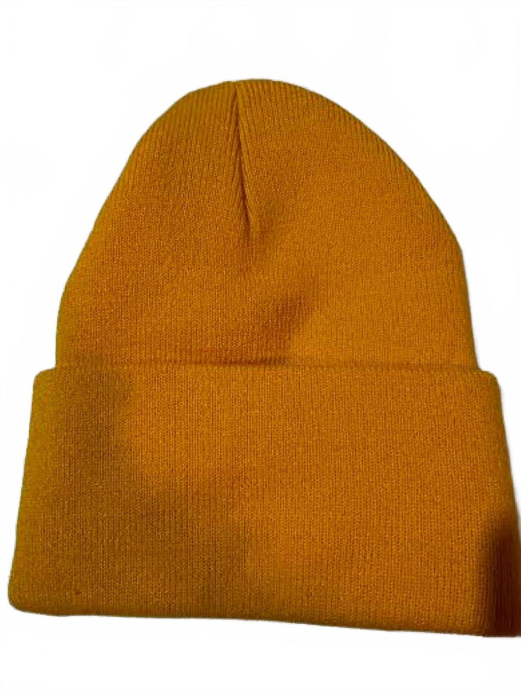 Yellow Beanie “Huge Fan of Space” Patch Hat