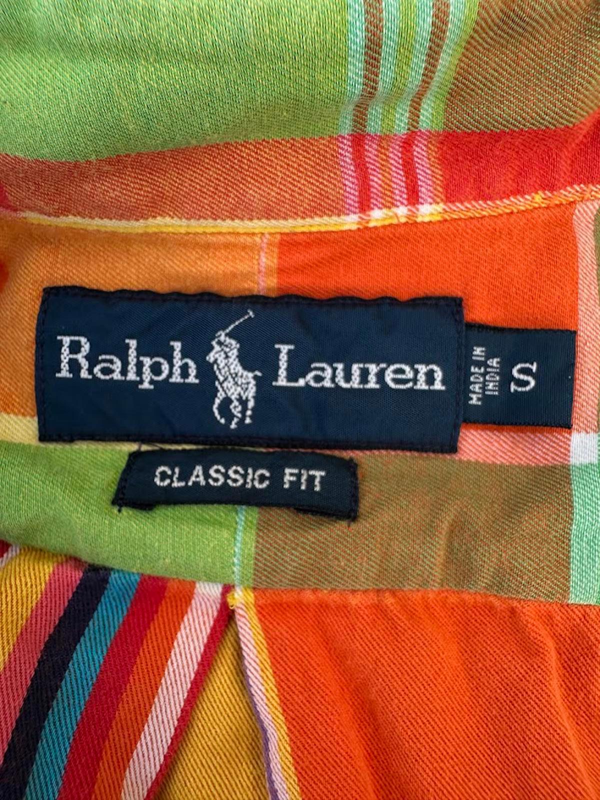 Ralph Lauren Classic Fit Plaid Button Shirt S