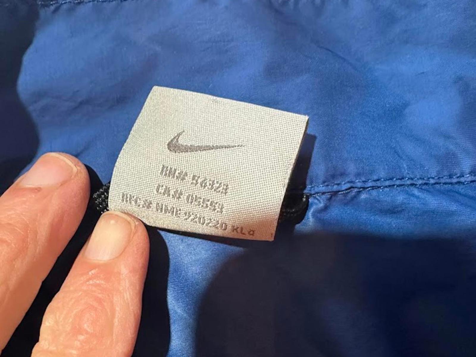 Nike Blue 1/4 Zip Windbreaker XL