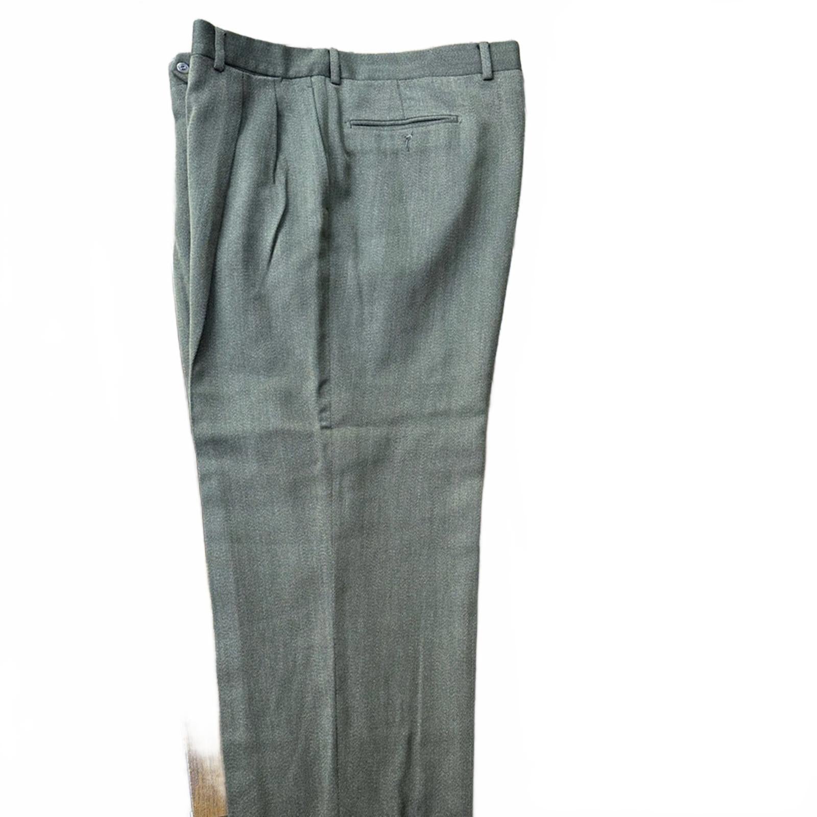 Karl Lagerfeld Paris Men’s Wool Dress Trousers – Made in Italy
