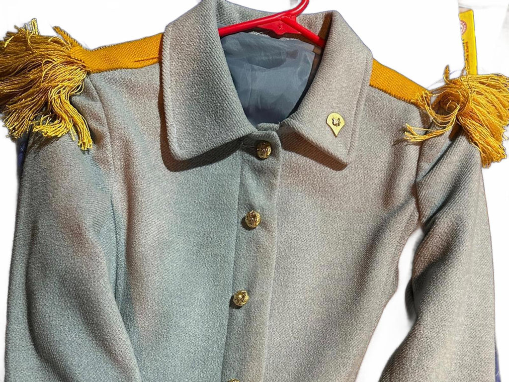 Kids Cadet Parade Jacket w/ Gold Fringe Buttons