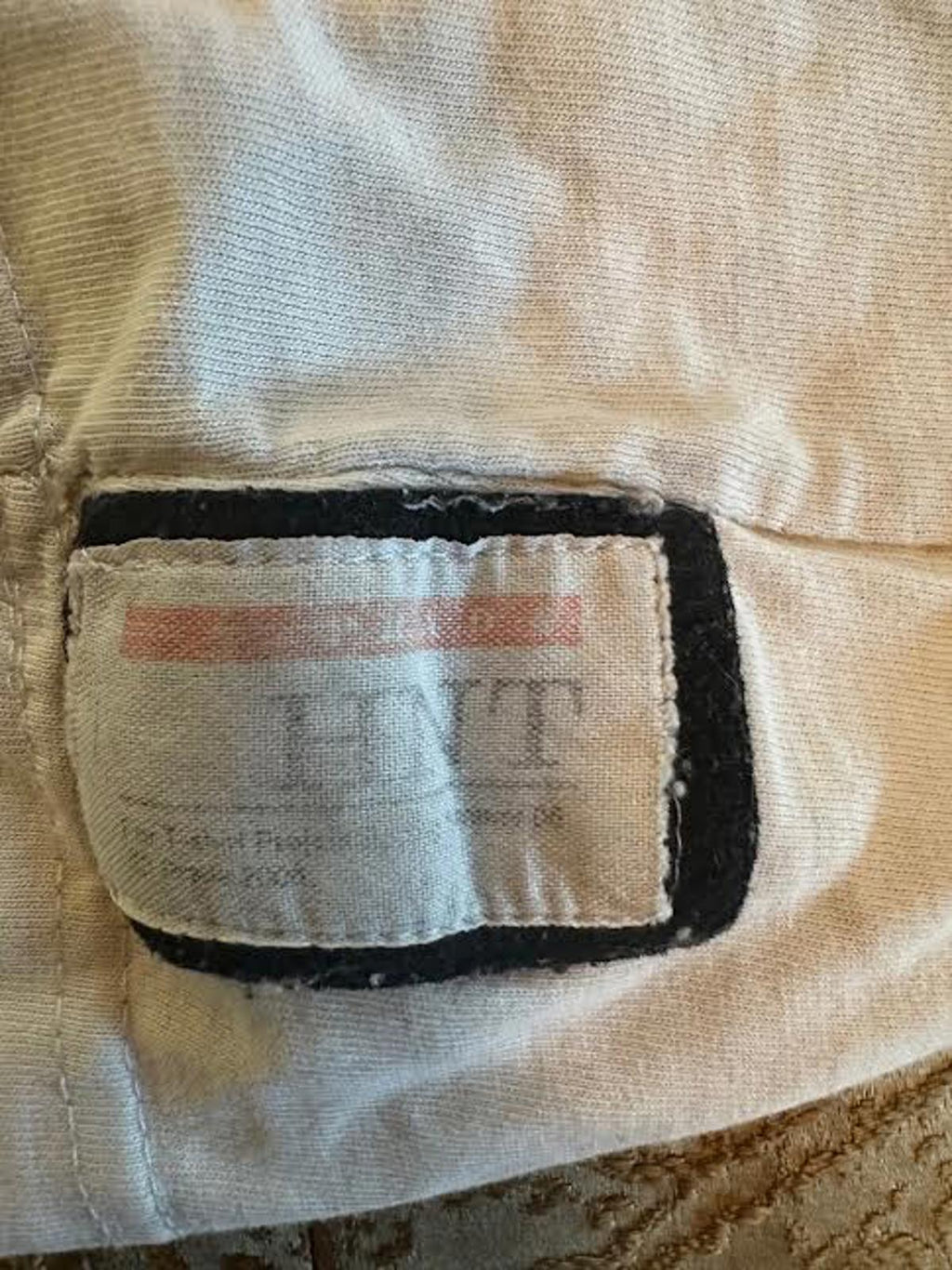 PRADA Beige Graphic Print T-Shirt – Men’s Large