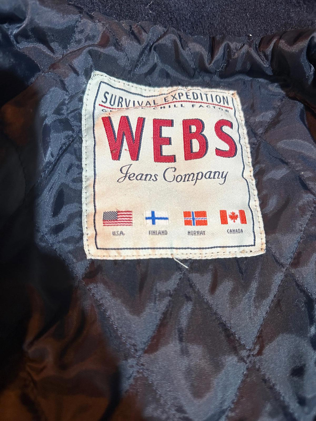 WEB’S Survival Expedition Wool Peacoat L