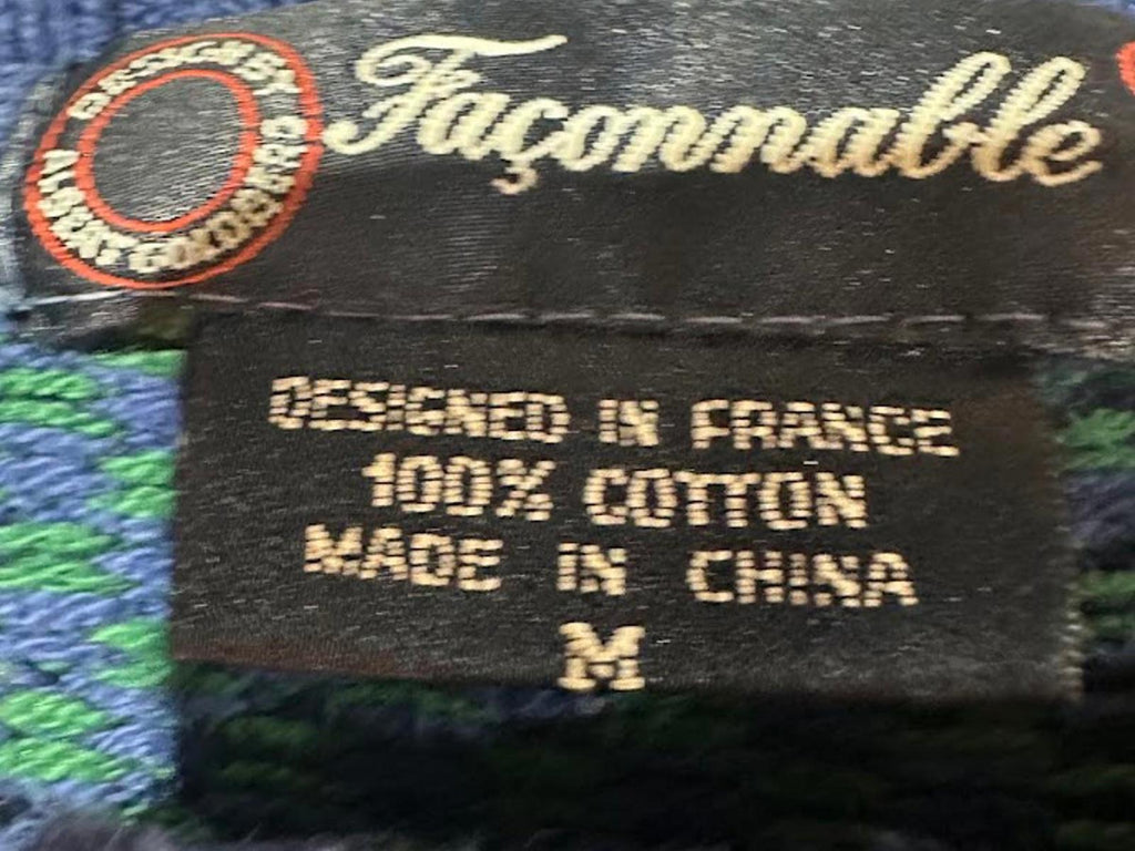 Faconnable France Cotton Sweater M/L