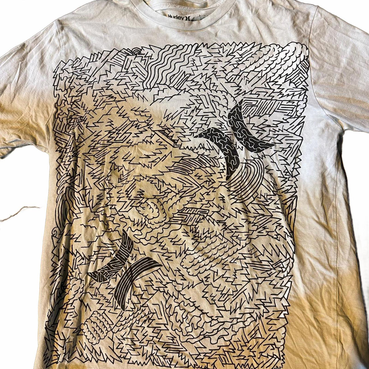 Hurley Organic Cotton Graphic T-Shirt Large