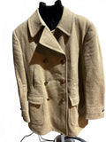 Vintage 1950s McGregor Wool Overcoat 42 USA Double Breasted