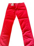Lands’ End Canvas 608 Slim Red Pants 36x32 NWT