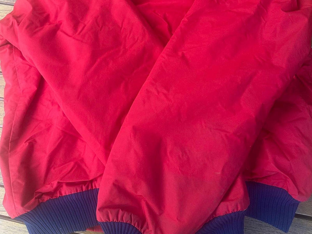 Vintage Patagonia Red Bomber Jacket with Navy Fleece Lining