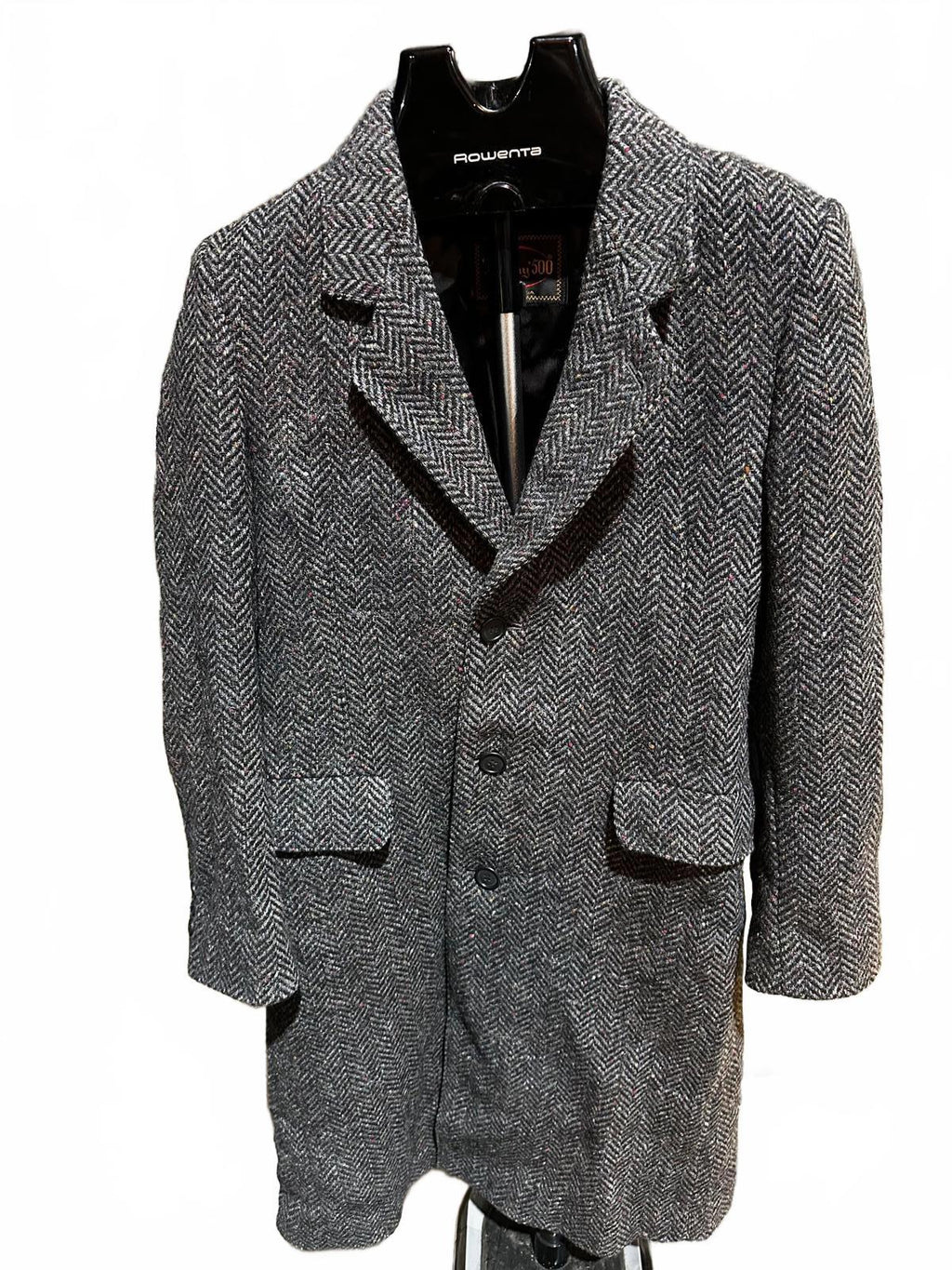 Botany 500 USA Wool Herringbone Overcoat 36R