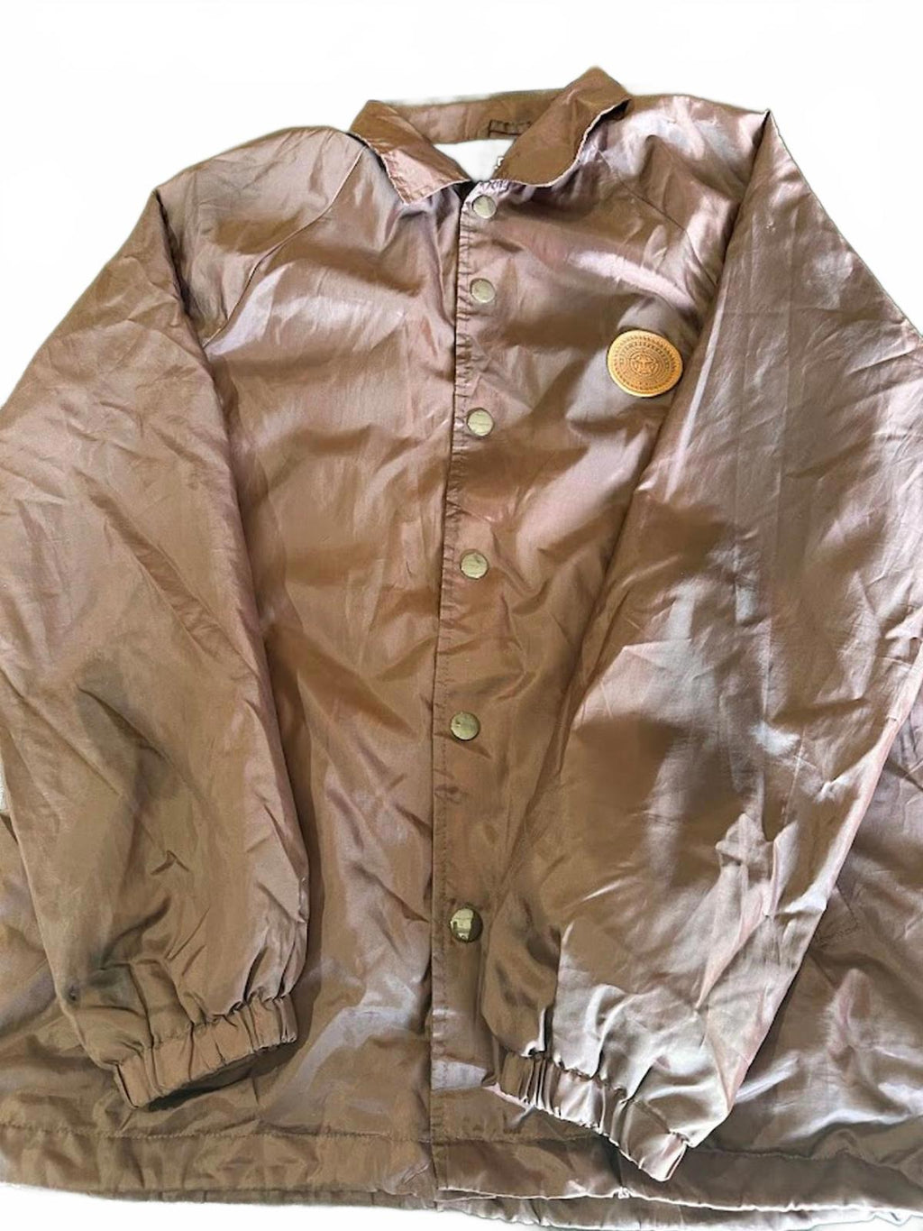 Obey Burgundy Coaches Jacket Small Streetwear