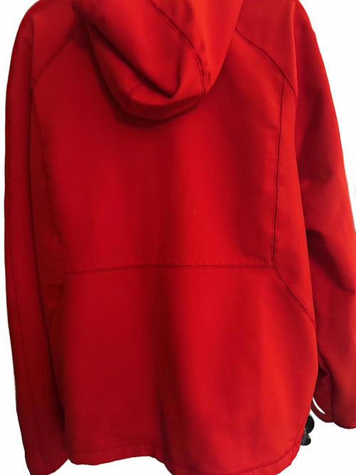 All in Motion Red/orange Active Full-Zip Hooded Jacket XL