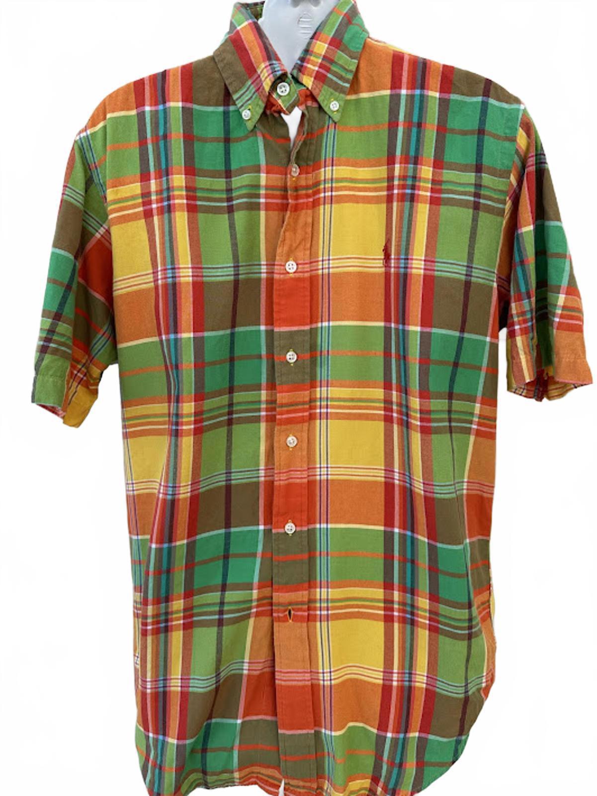 Ralph Lauren Classic Fit Plaid Button Shirt S