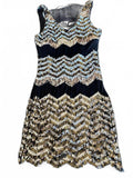 Bebe Sequin Fringe Cocktail Dress XS