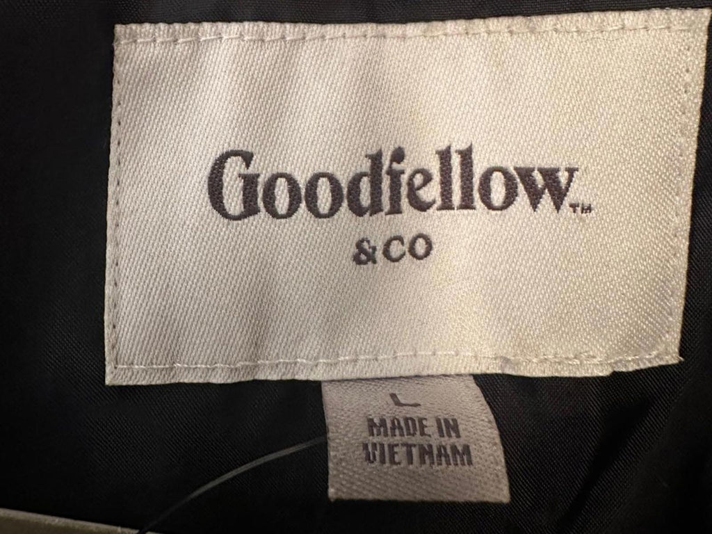 Goodfellow & Co Black Quilted Jacket Men L Light Puffer