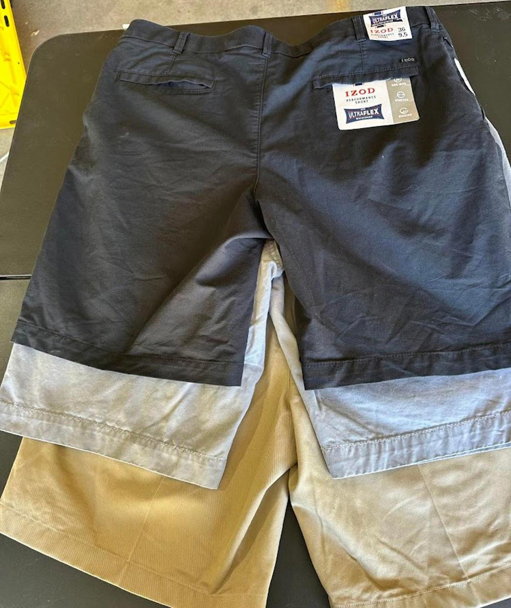 3-Pack Shorts 36 Gap/ Izod/ Lands’ End
