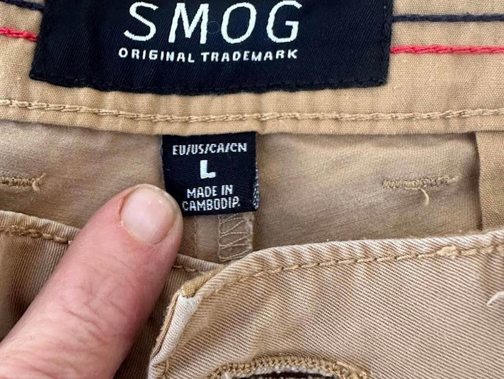 SMOG Khaki Shorts Size L 36 Waist