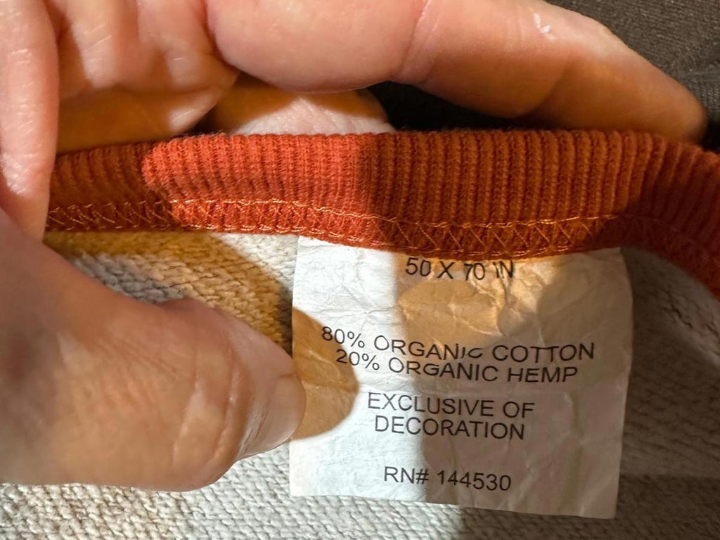Rumpl Grand Canyon National Park Blanket Throw 50x70 Organic Cotton Hemp Blend