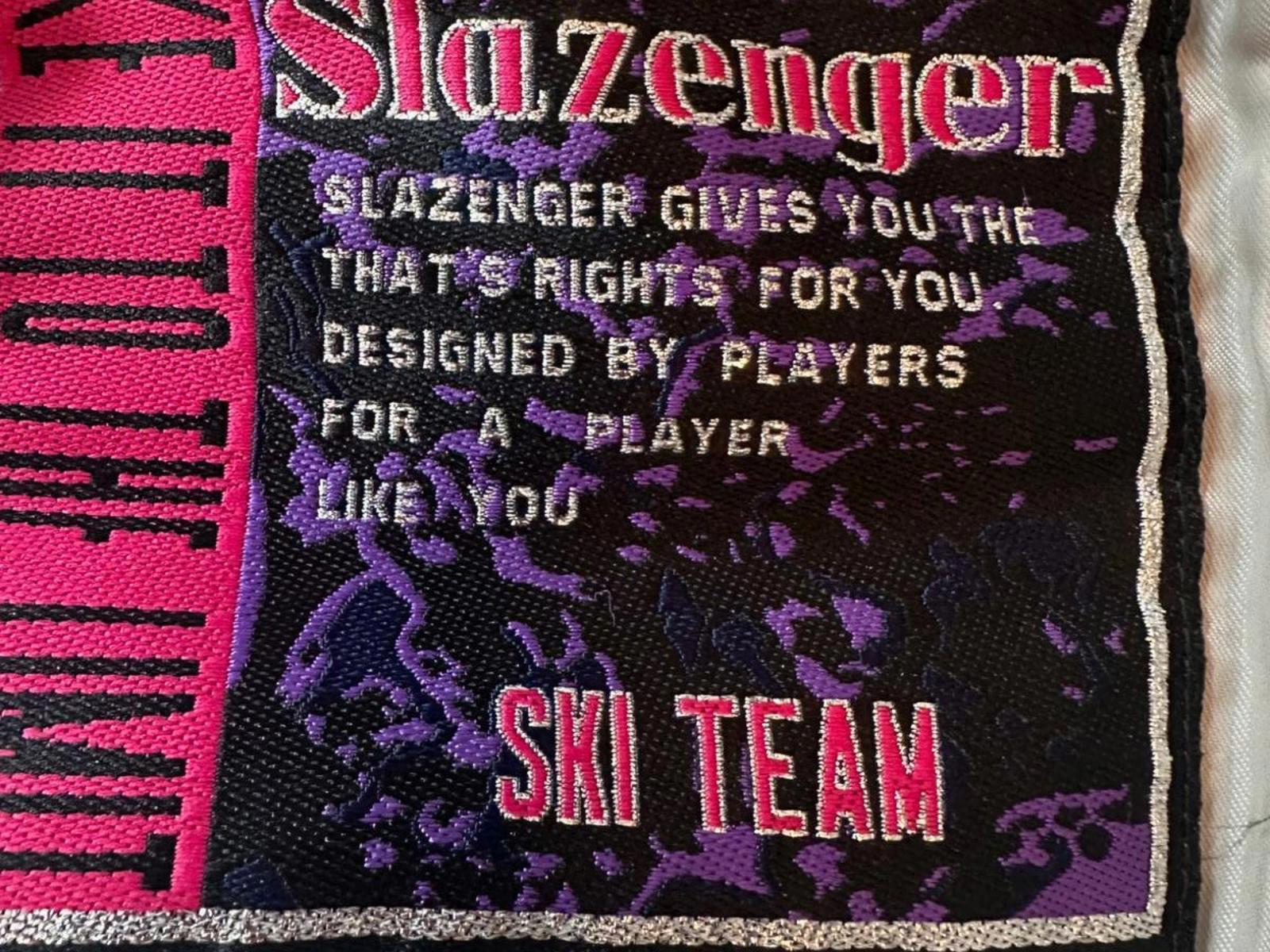 Slazenger Y2K Metallic Puffer Jacket 95 Faux Fur Hood Korea