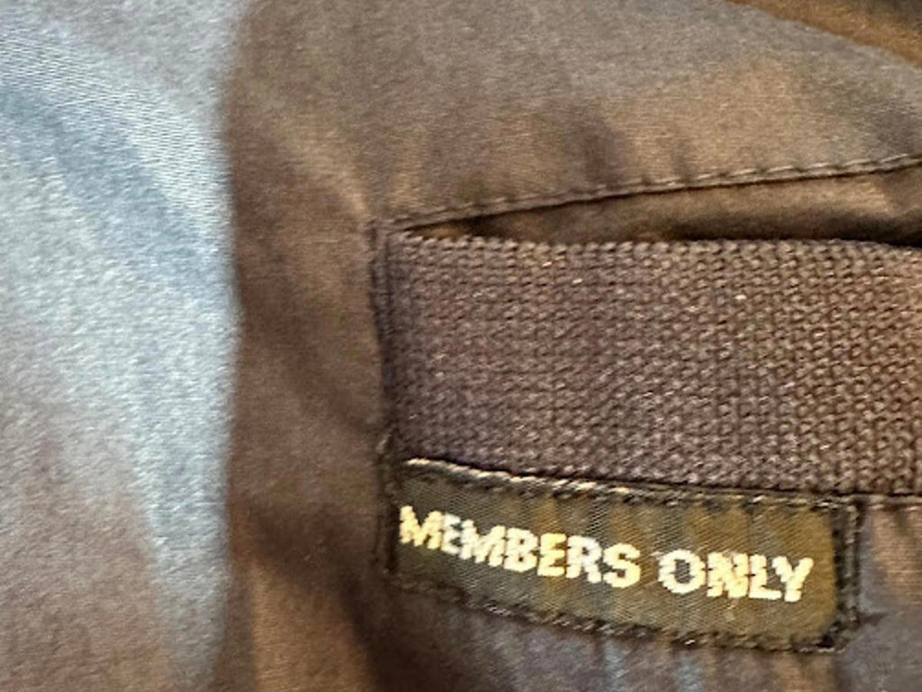 Vintage Members Only Navy Zip Jacket