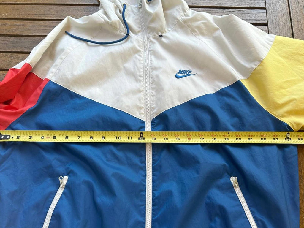 Nike Colorblock Windbreaker Men’s Medium Retro Hooded