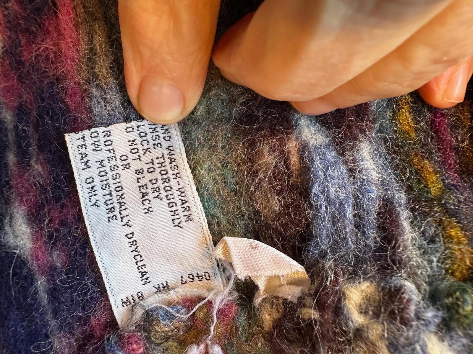 L.L. Bean Fair Isle Pure Wool Cardigan Women’s L