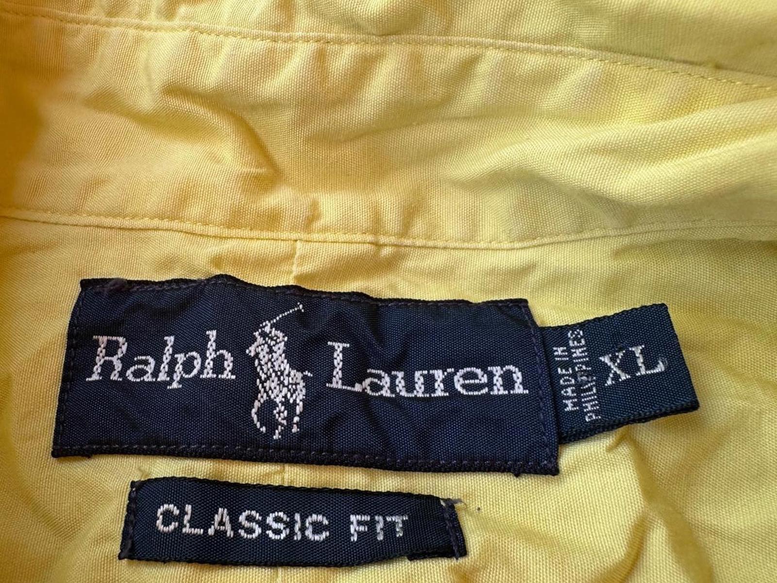 Ralph Lauren Classic Fit Yellow Oxford Shirt XL Pony Logo