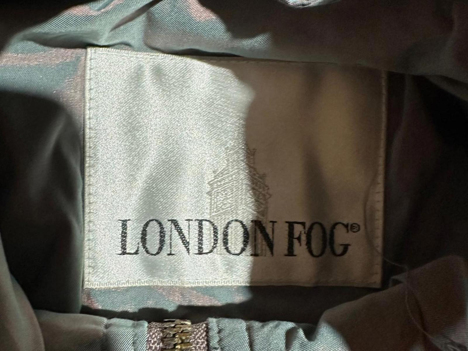 London Fog Women’s Fur Trim Parka Jacket Sz S Grey