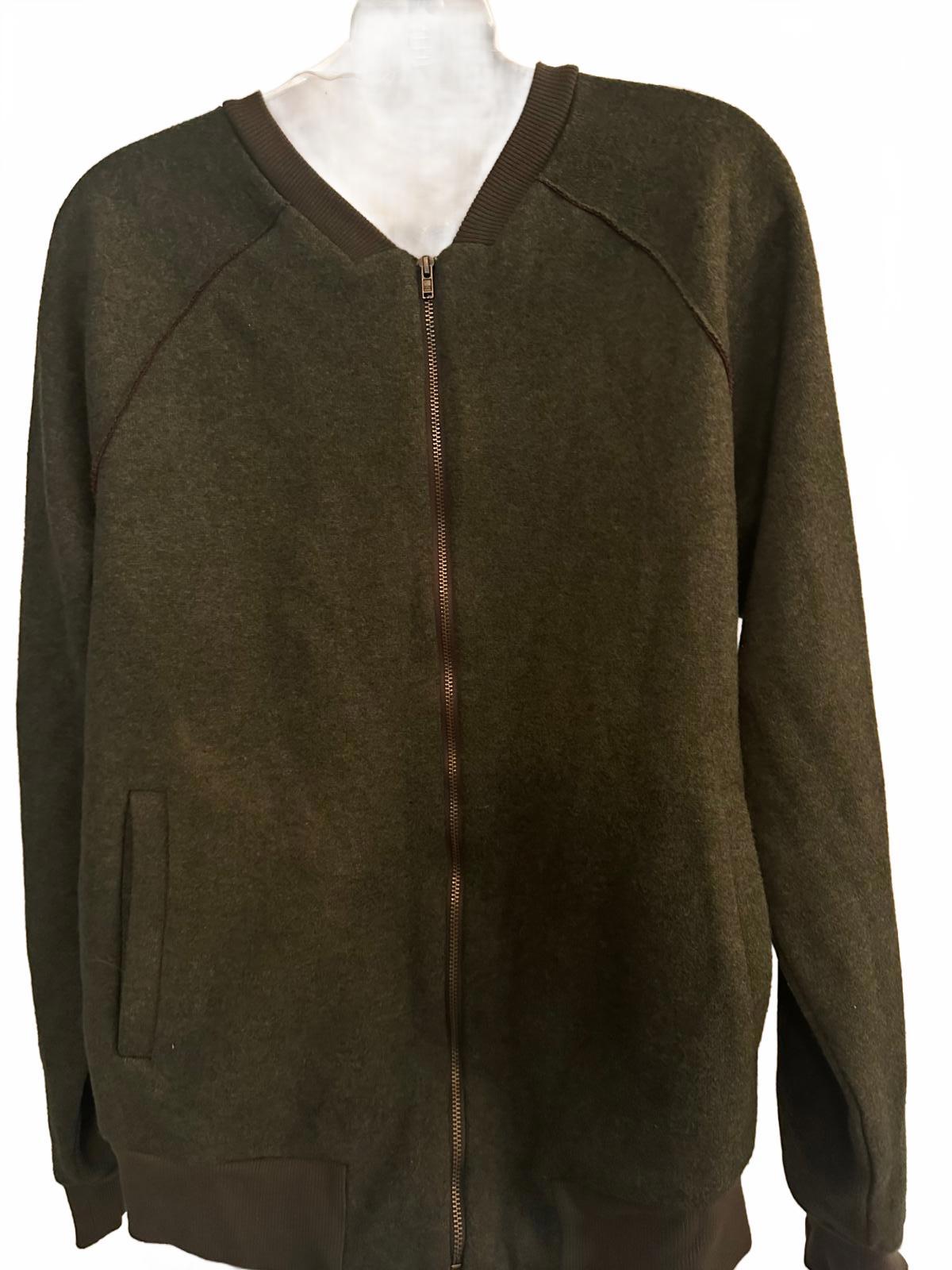 Goodfellow & Co Olive Wool Blend Zip Jacket – Men’s M/L