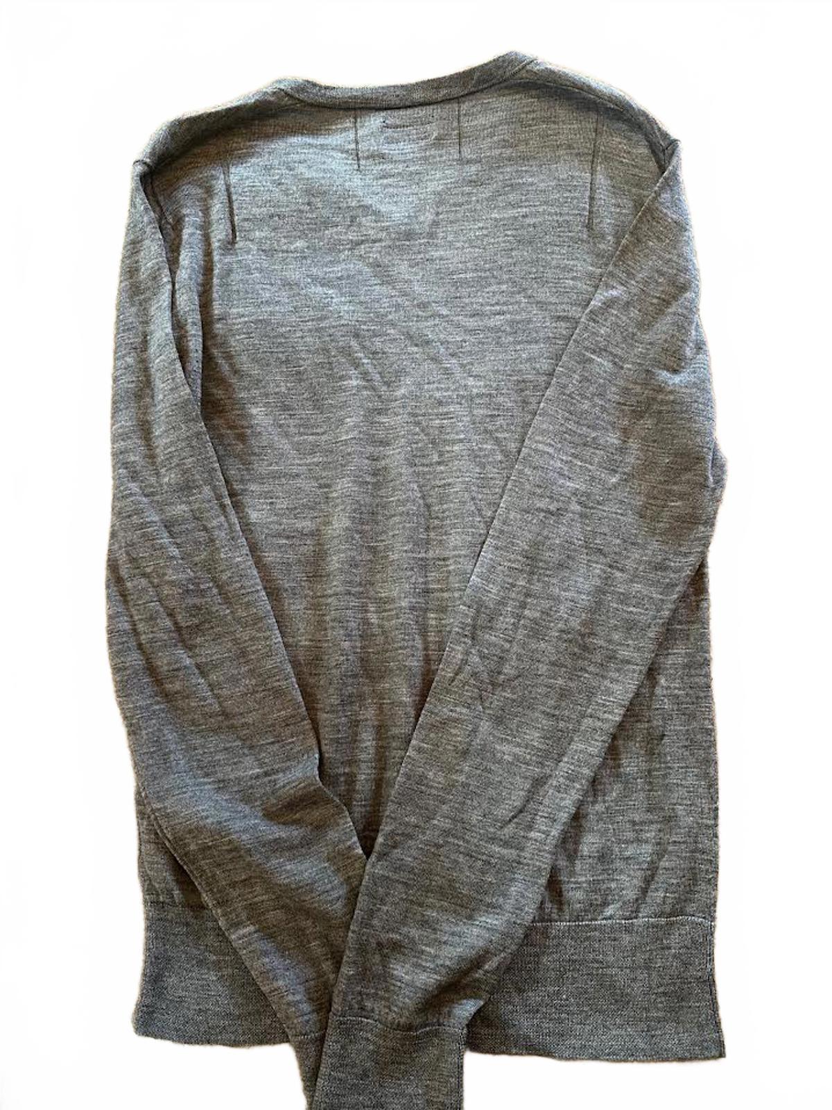 AllSaints Spitalfields Men’s Grey V-Neck Sweater M