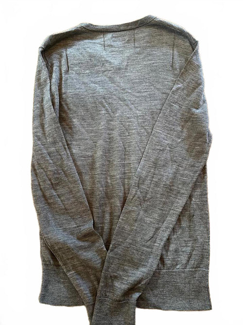 AllSaints Spitalfields Men’s Grey V-Neck Sweater M