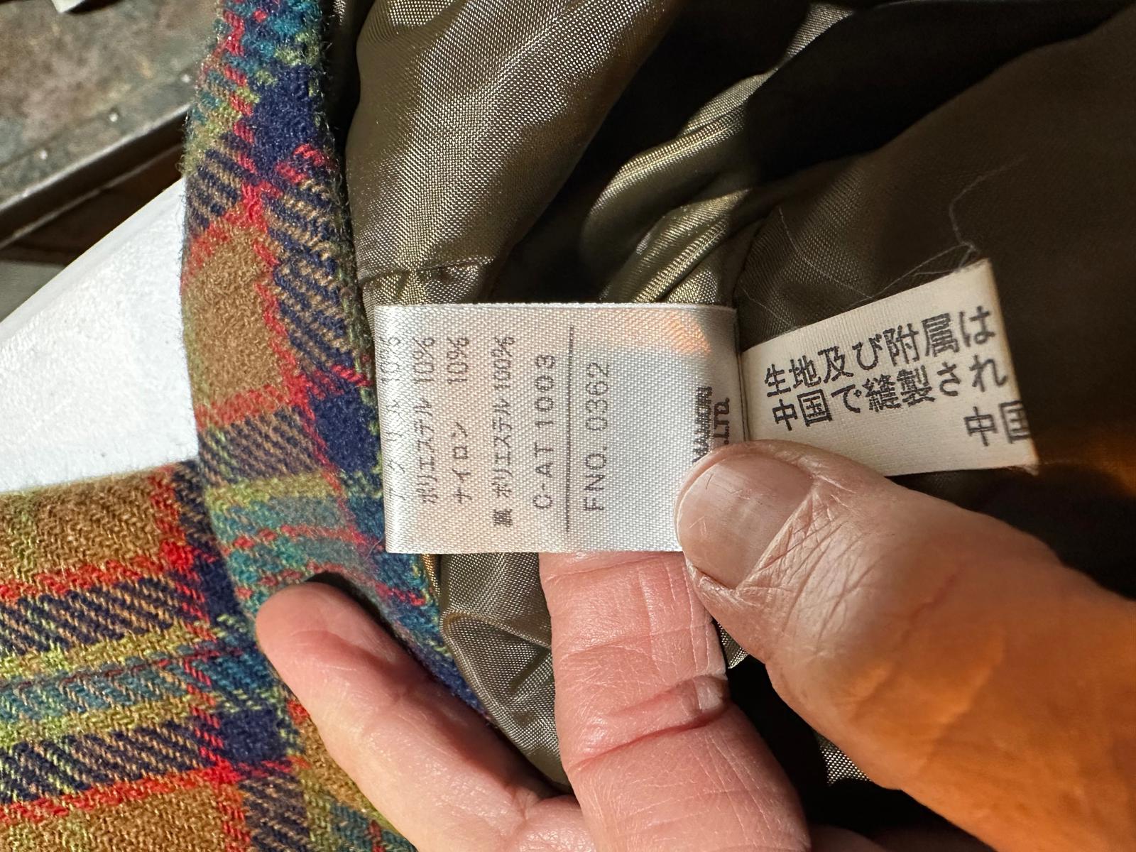 Vintage Tartan Wool Skirt Suit Set Blazer & Skirt 9AR