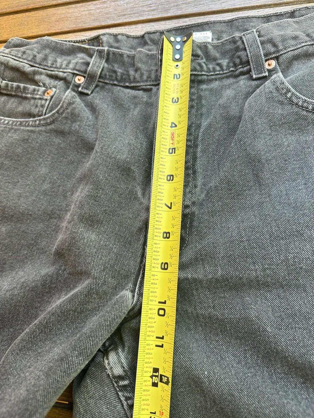 Levi's 560 Jeans Men's Size 34x32 Black Loose Fit Tapered