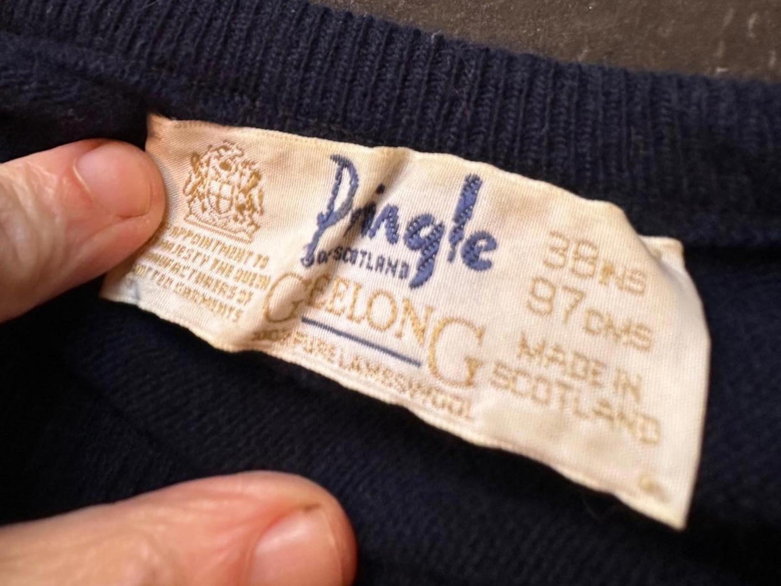 Vintage Pringle Geelong Wool Sweater XS-S Scotland