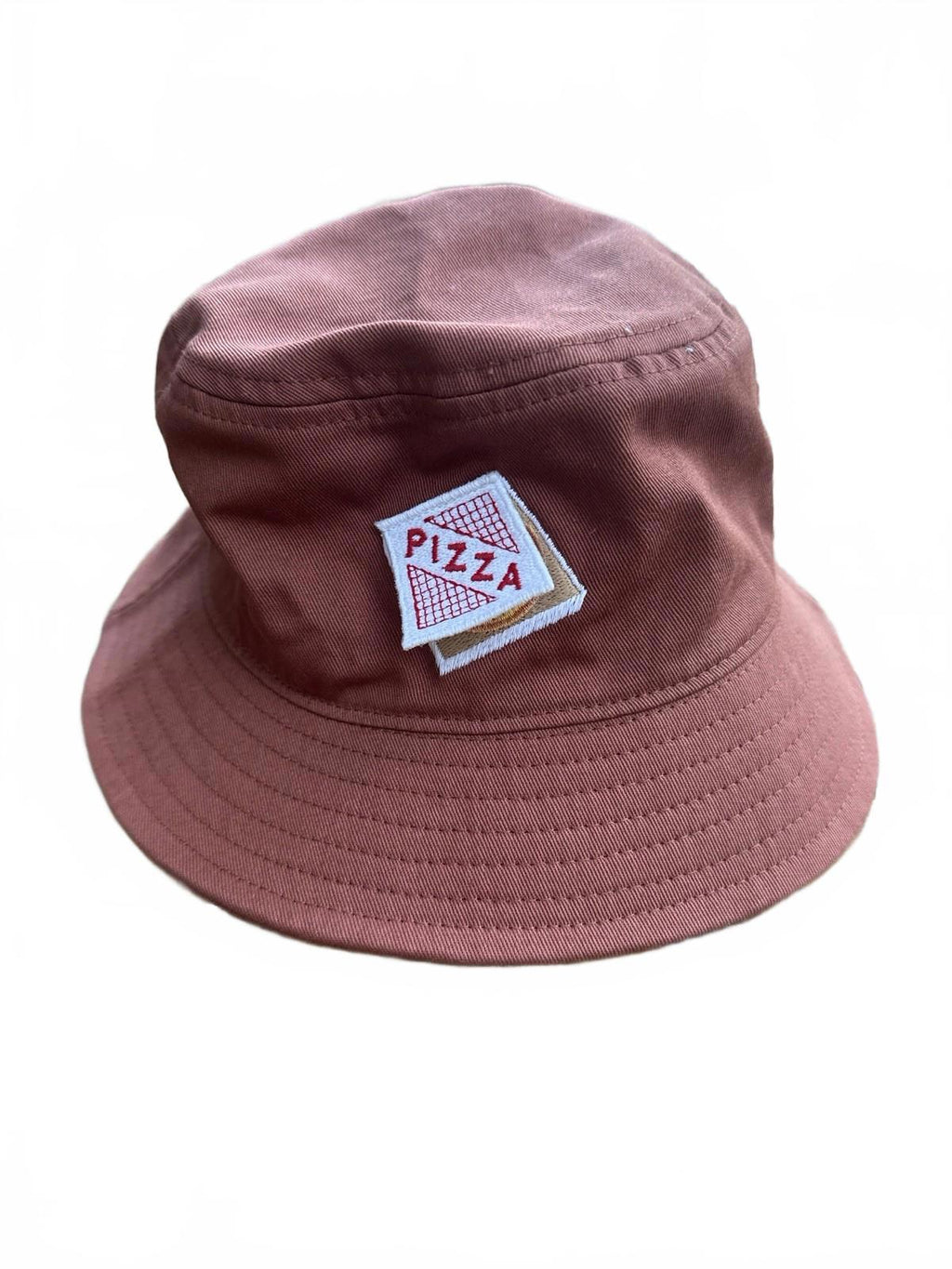 Pizza Embroideried Bucket Hat