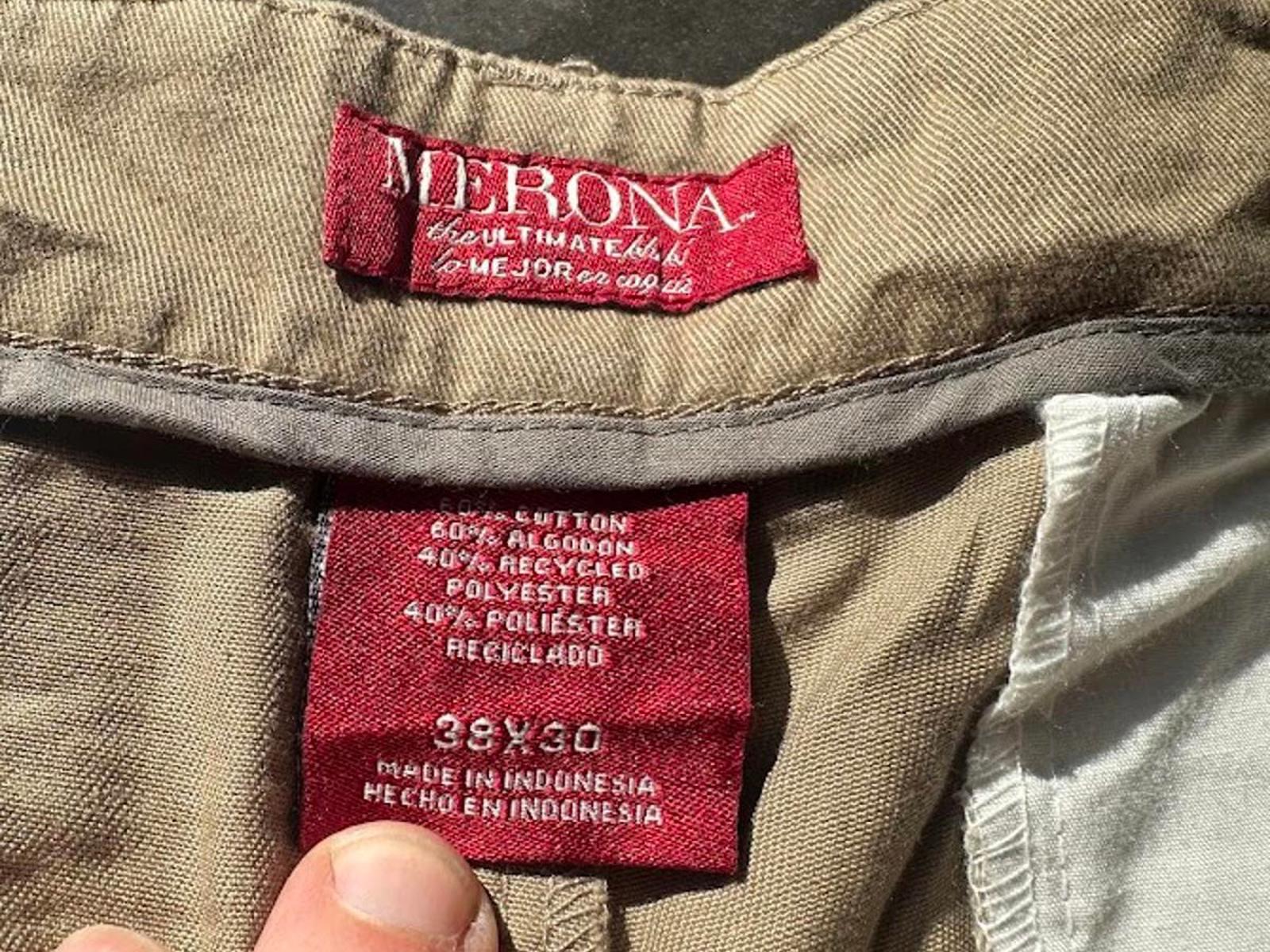 Merona Khaki Chino Pants 38x30