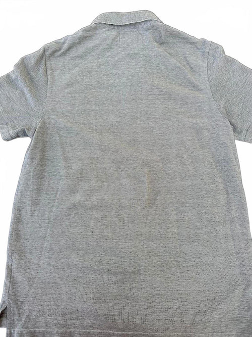 Billy Reid Gray Polo Shirt Made in Peru M