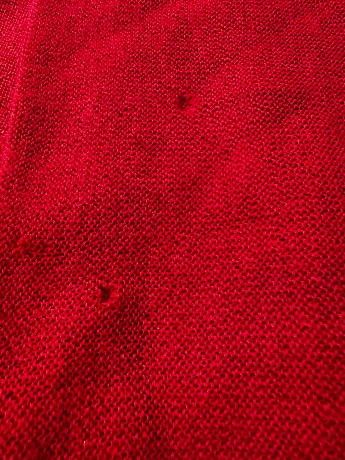 Vintage Park of Vienna Red Alpaca Cardigan Sweater