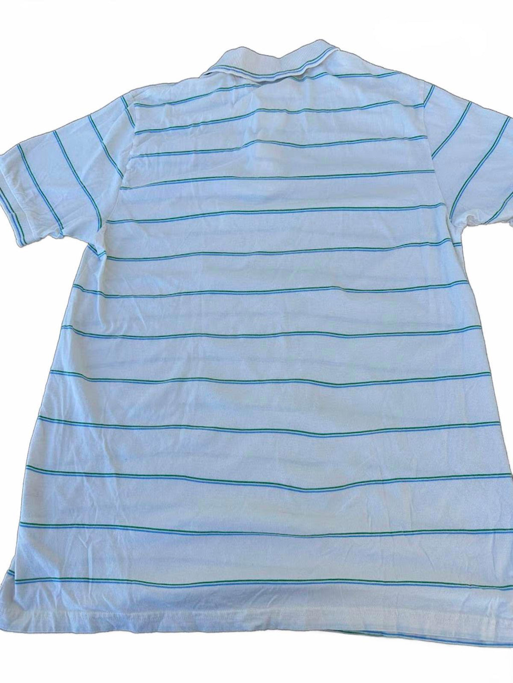 Le Tigre White Stripe Polo Shirt Medium