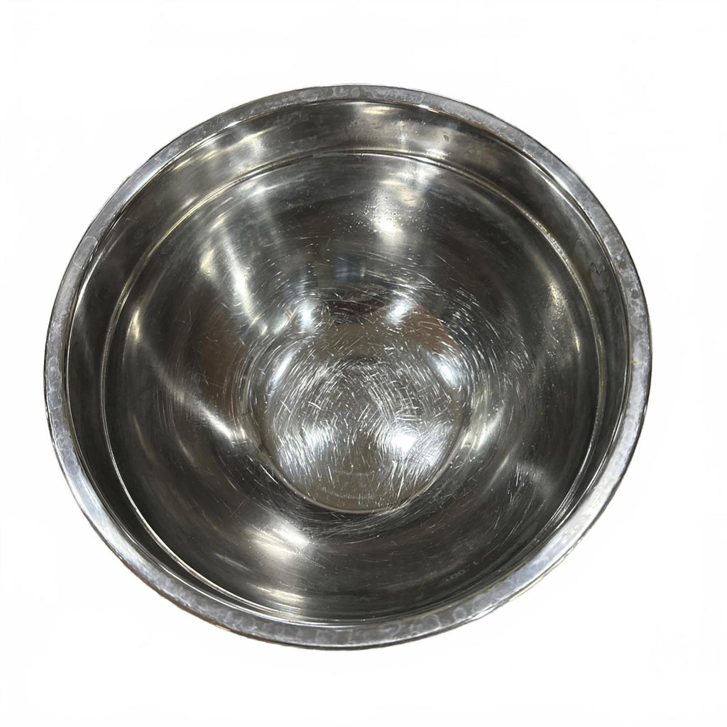 STAINLESS STEEL Mixing BOWL  8.5” WITH BLACK ANTI SKID BOTTOM