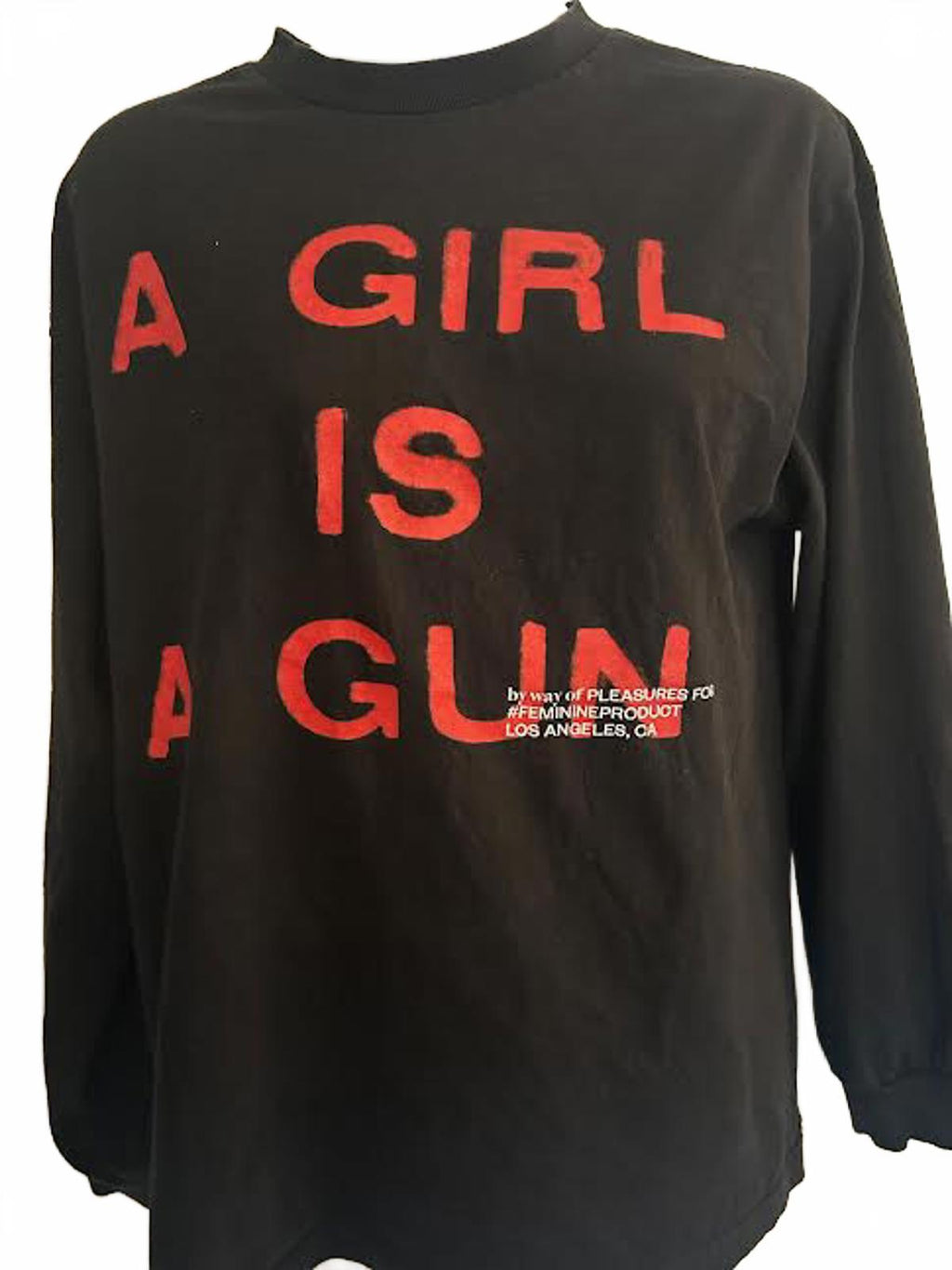 Pleasures “A Girl Is A Gun” Long Sleeve Tee M/L