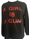 Pleasures “A Girl Is A Gun” Long Sleeve Tee M/L