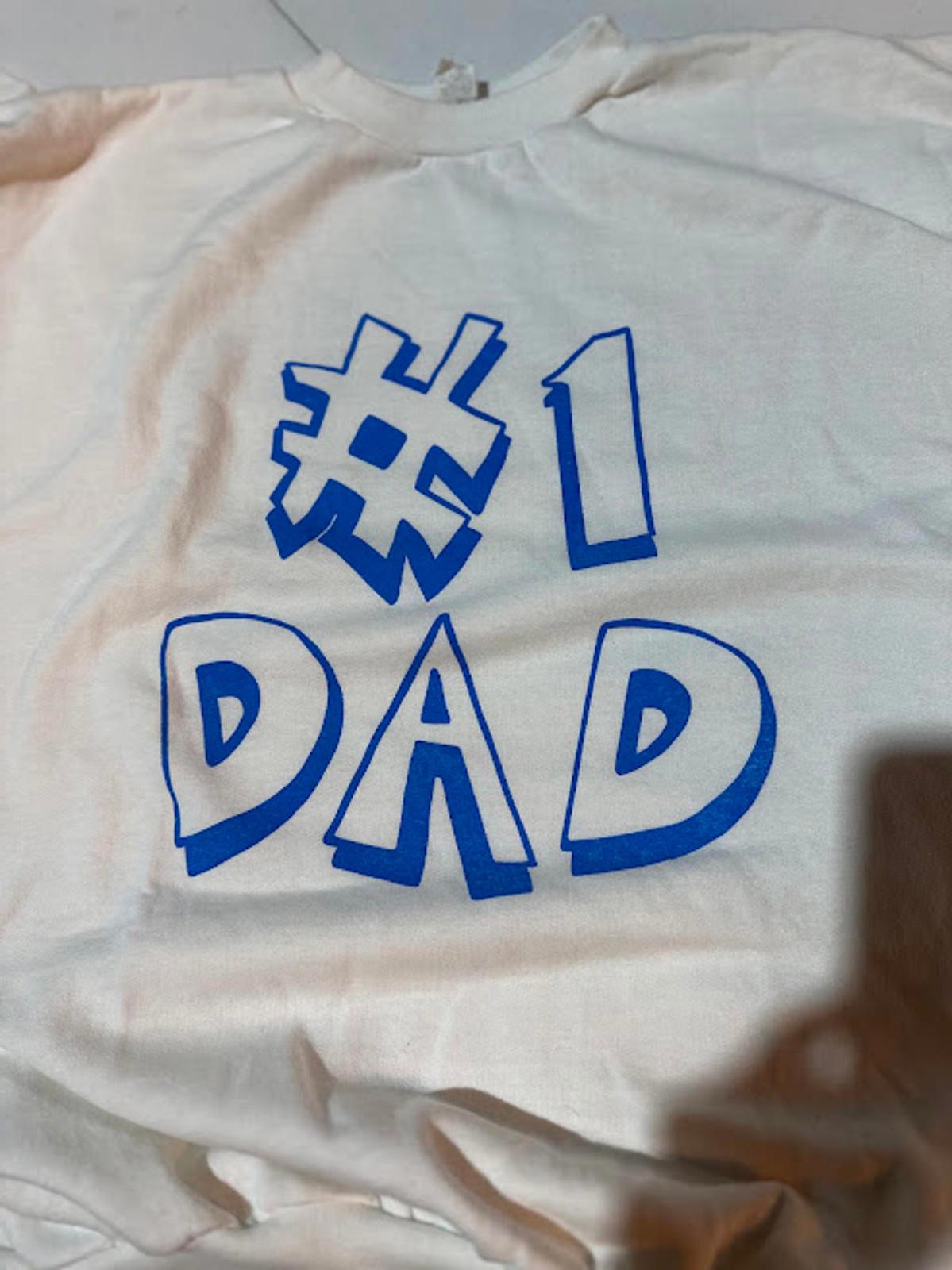 Vintage #1 Dad Graphic Sweatshirt L