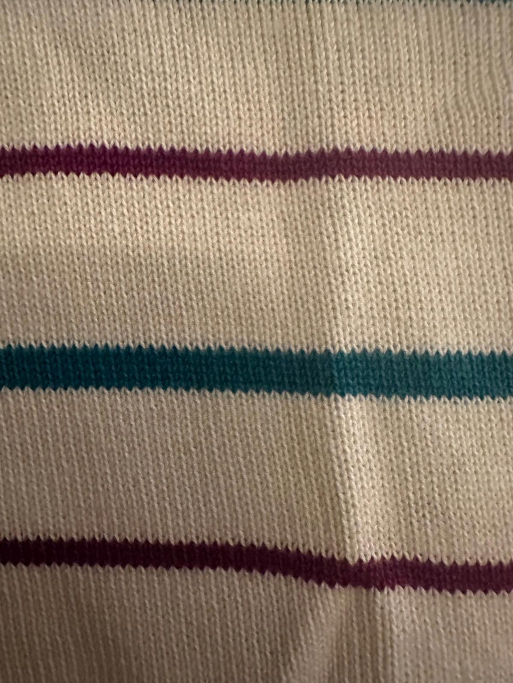 1970s Hang Ten Striped Mock Neck Sweater XS